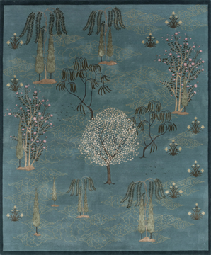 MAJNUN - Rectangular Bamboo silk rug by Jaipur Rugs - view 2